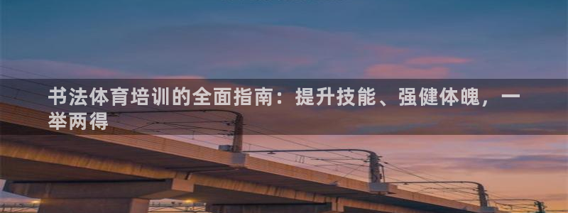 尊龙凯时不朽情缘：书法体育培训的全面指南：提升技能、
