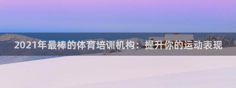 尊龙凯时下载官方正版：2021年最棒的体育培训机构：