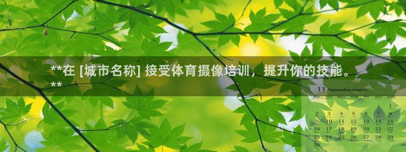 尊龙王t400：**在 [城市名称] 接受体育摄像培训，提升