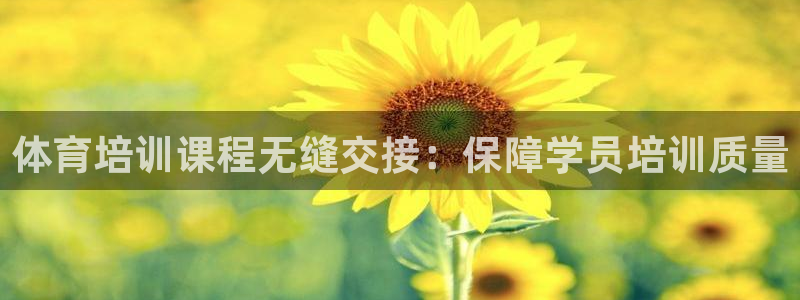 尊龙165：体育培训课程无缝交接：保障学员培训质量